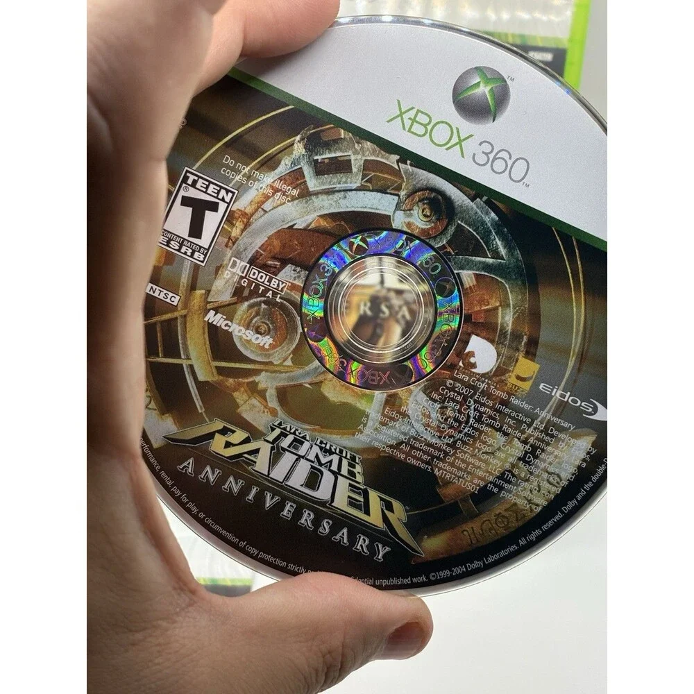 Lara Croft: Tomb Raider Anniversary (Microsoft Xbox 360, 2007) Complete